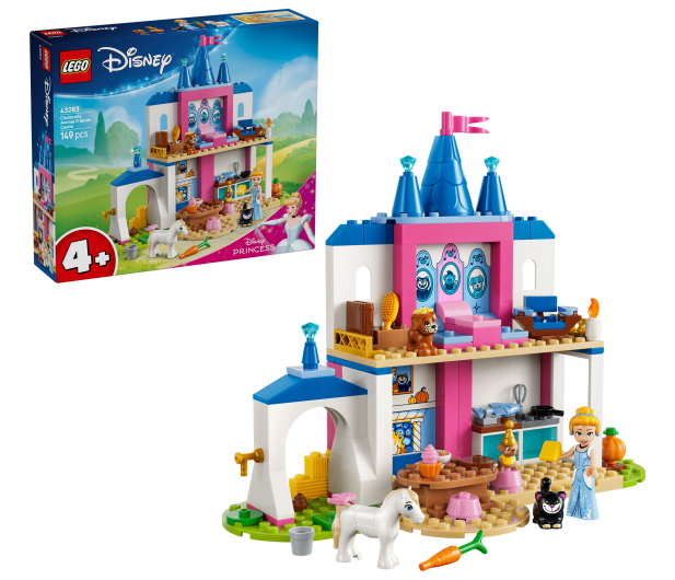 LEGO DISNEY 43283 Zamek Kopciuszka i jej zwierzęcych przyjaciół - 1529797 - zdjęcie 2